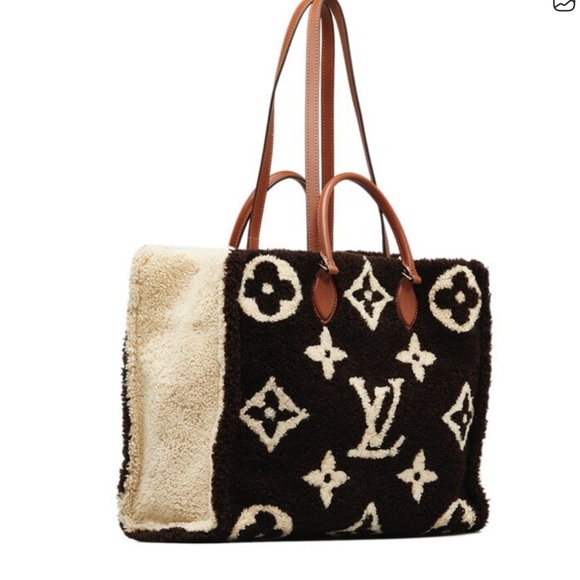 Louis Vuitton Black and Cream Tote - Picture 2 of 2